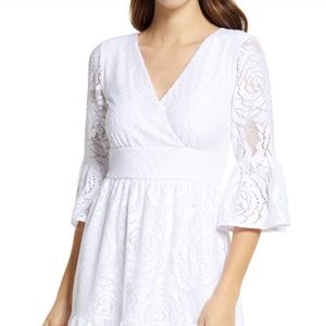 NWT Lilly Pulitzer Cecelia White Dress Size 16